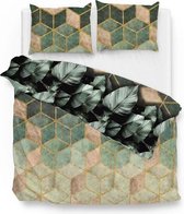 Zo!Home Castaneda - Dekbedovertrek - Tweepersoons - 200x200/220 cm - Green
