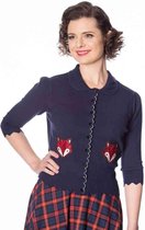 Dancing Days Cardigan -XL- FOXY Blauw