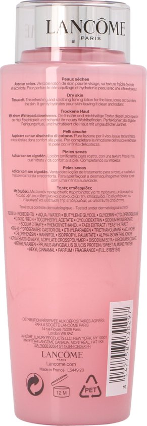 Lancôme Tonique Confort Skincare 400 ml produit tonique pour le visage  Unisexe All ages | bol