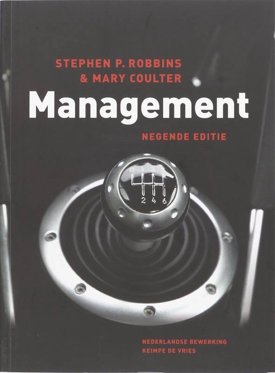 Cover van het boek 'Management / druk 9' van Stephen P. Robbins en S. Robbins