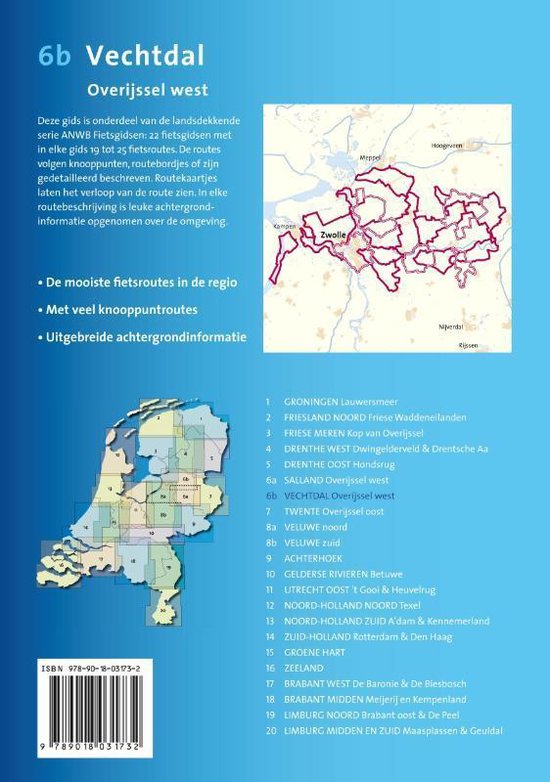 ANWB fietsgids 6b - Overijssel West: Vechtdal, ANWB | 9789018031732 |  Boeken | bol.com