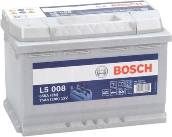 Batterie Bosch L5 008 75Ah 278X175X190 | bol