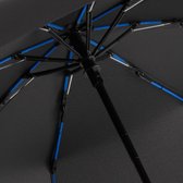 Mini paraplu - AOC - Mini Style - zwart/blauw