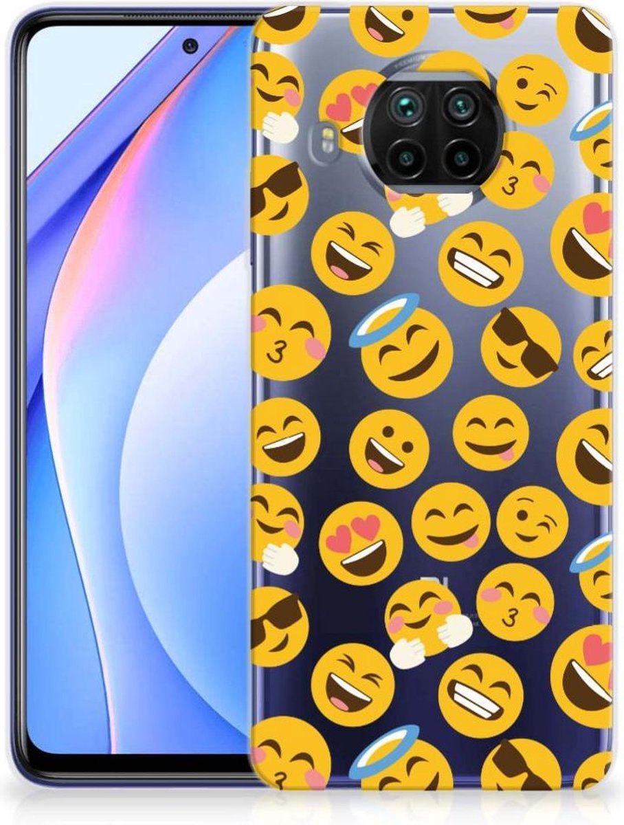 Back Cover voor Xiaomi Mi 10T Lite TPU bumper Emoji