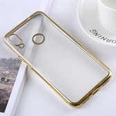 Ultradunne galvaniseren Soft TPU beschermende achterkant van de behuizing voor Xiaomi Redmi Note 7 (goud)