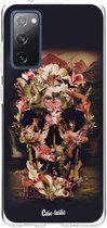 Casetastic Samsung Galaxy S20 FE 4G/5G Hoesje - Softcover Hoesje met Design - Jungle Skull Print