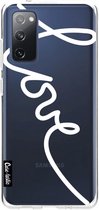 Casetastic Samsung Galaxy S20 FE 4G/5G Hoesje - Softcover Hoesje met Design - Written Love White Print