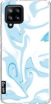 Casetastic Samsung Galaxy A42 (2020) 5G Hoesje - Softcover Hoesje met Design - Ice-cold Print