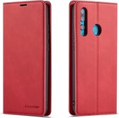 Voor Huawei P Smart + (2019) Forwenw Dream Series Oil Edge Strong Magnetism Horizontal Flip Leather Case with Holder & Card Slots & Wallet & Photo Frame (Red)