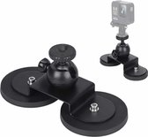Voor GoPro HERO 8/6 auto zuignap beugel sport camera accessoires, maat: L (zwart)