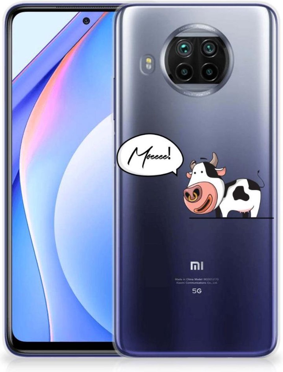 Back Cover voor Xiaomi Mi 10T Lite Telefoonhoesje met Naam Cheeky Cow