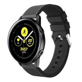 Smart Watch siliconen polsband horlogeband voor Garmin Vivoactive 3 (zwart)