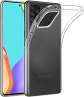 Hoesje geschikt voor Samsung Galaxy A52 - Siliconen Backcover - Transparant