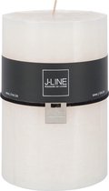 J-Line cilinderkaars - vanille - XL - 120U - 6 stuks