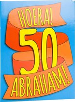 Verjaardagskaart Abraham 50 17cm