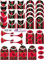 Waterdecal - Nailart Decal - Korneliya Dress On ND 16