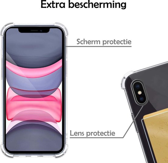 Coque IPhone 16e SDTEK - Gel Absorbant Les Chocs + Porte-cartes Transparent