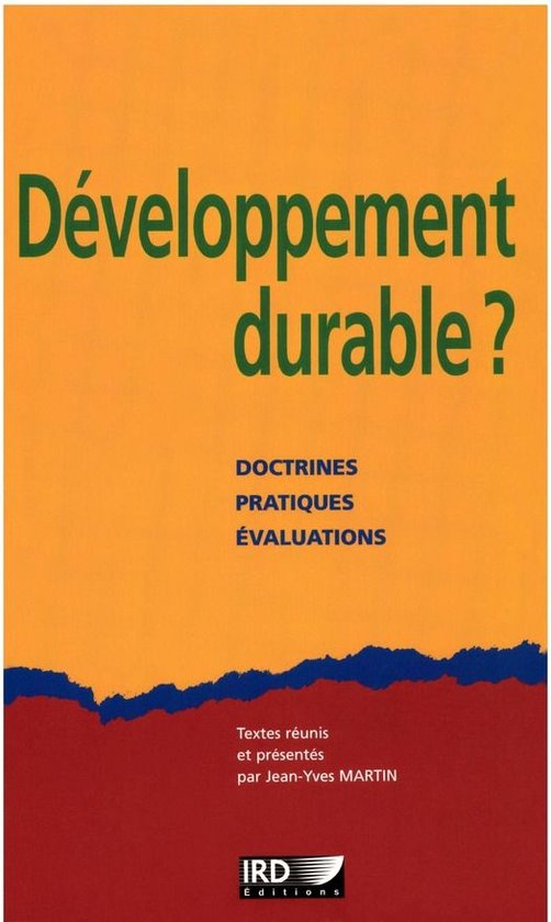 Objectifs Suds - Développement durable ? - cover