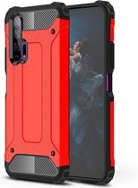 Honor 20 Pro Hoesje - Mobigear - Outdoor Serie - Hard Kunststof Backcover - Rood - Hoesje Geschikt Voor Honor 20 Pro