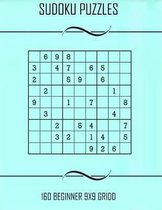 Sudoku Puzzles, 160 Beginner 9 x 9 Gridd
