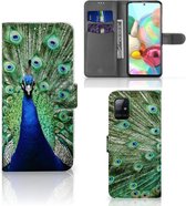 Wallet Book Case Samsung Galaxy A71 GSM Hoesje Pauw