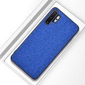 Voor Samsung Galaxy A32 5G schokbestendige stoffen textuur PC + TPU beschermhoes (blauw)