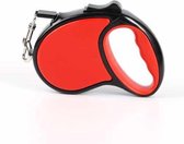 Trekkabel Automatische intrekbare tractor Draagbare hondenriem Groot 5m (rood)