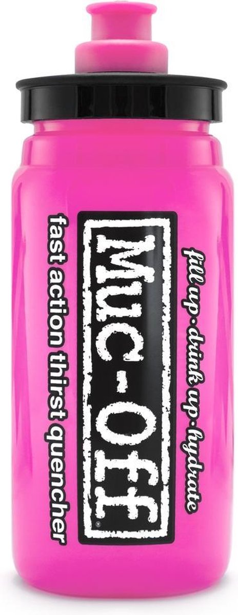 Muc-Off bidon custom fly pink 550ml afbeelding