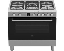 ETNA FG190RVS - Gas/elektro fornuis - RVS