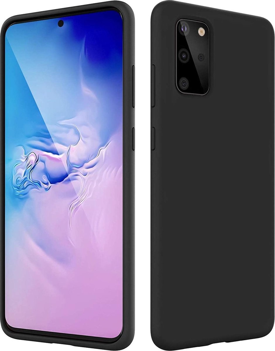 Ceezs siliconen hoesje geschikt voor Samsung Galaxy S20 Ultra hoesje - siliconen backcover - case geschikt voor Galaxy S20 Ultra - zwart