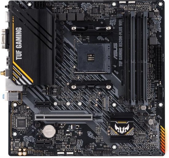 ASUS TUF GAMING A520M-PLUS WIFI AMD A520 Socket AM4 micro ATX