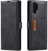 Voor Galaxy Note 10+ LC.IMEEKE LC-001-serie PU + TPU kleuraanpassing frosted horizontale flip lederen tas met houder en kaartsleuf (zwart)