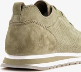 Hush Puppies suede dames sneakers - Groen - Maat 38 - Echt leer