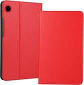 Voor Huawei MatePad T8 / C3 8 inch Spanning Elastische Textuur Horizontale Flip Leren Case met Houder (Rood)