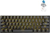 RK61 61 toetsen Bluetooth / draadloos Dual Modes Tablet Mobile Gaming Mechanisch toetsenbord, Kabellengte: 1,5 m, Stijl: Groen Schacht (zwart)
