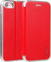 Voor iPhone 6 & 6s CMai2 Linglong Series PC + PU horizontale flip lederen tas met houder en kaartsleuf (rood)