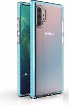 Voor Samsung Galaxy Note10 + TPU tweekleurige schokbestendige beschermhoes (hemelsblauw)