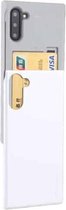Voor Galaxy Note 10 MERCURY GOOSPERY SKY SLIDE BUMPER TPU + PC Case met kaartsleuf (wit)