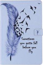 Voor Samsung Galaxy Tab S6 T860 Geschilderd Patroon Horizontale Flip Leren Case met Houder & Kaartsleuven & Portemonnee & Slaap / Wekfunctie (Veer)