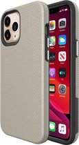 Voor iPhone 12 Pro Max Triangle Armor Texture TPU + pc-hoes (goud)