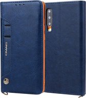 Voor Huawei P30 Pro CMai2 Kaka-serie Litchi Texture Horizontale flip lederen tas met houder en kaartsleuven (blauw)