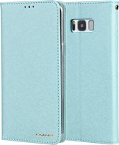 Voor Galaxy S8 CMai2 Zijde Textuur Horizontaal Flip Leren Case met Houder & Kaartsleuven & Fotolijst & Portemonnee (Mintgroen)