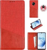 Voor Vivo S6 MUXMA MX109 Horizontale flip lederen tas met houder & kaartsleuf & portemonnee (rood)