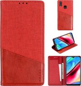 Voor Vivo Y93 MUXMA MX109 Horizontale flip lederen tas met houder & kaartsleuf & portemonnee (rood)