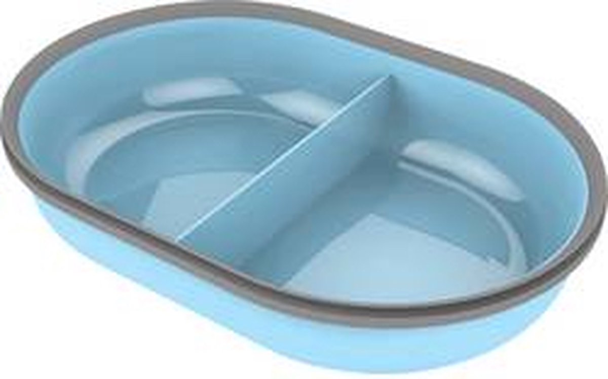 Surefeed Dubbele Voerbak Voor De Microchip Pet Feeder Blauw 1 st bol