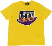 Dsquared2 Jongens T-shirt Geel maat 164