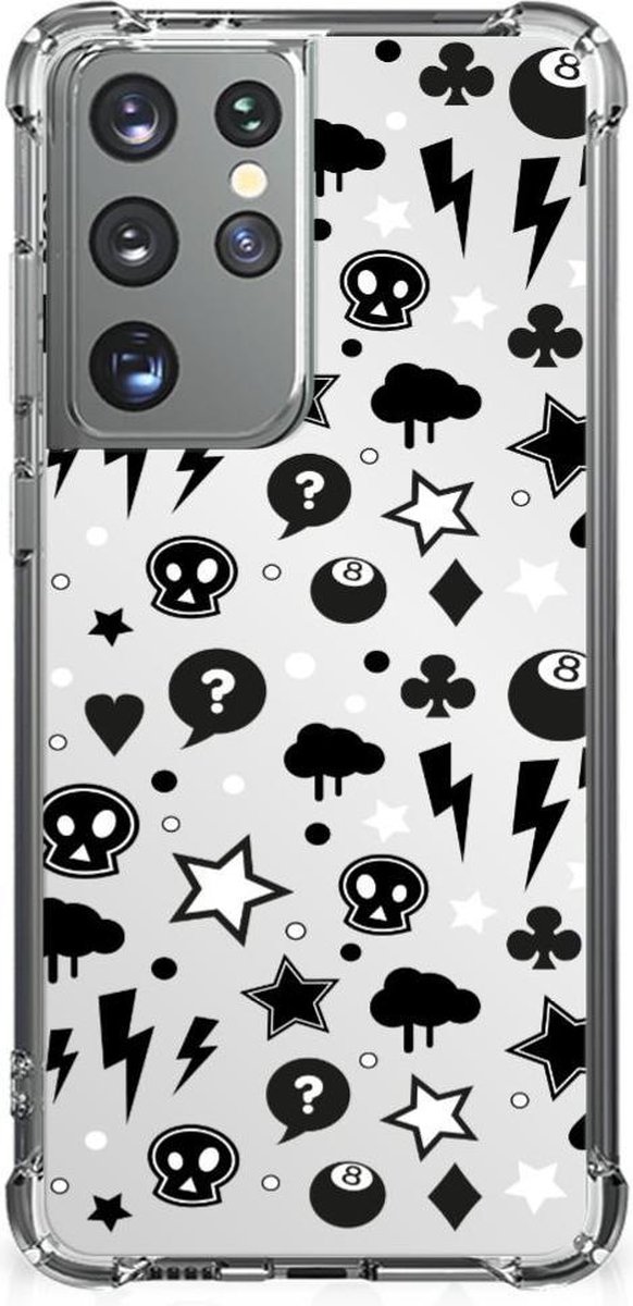 Extreme Case Samsung Galaxy S21 Ultra Silver Punk