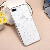 Voor iPhone 8 Plus & 7 Plus Sterrenhemelpatroon TPU Beschermende achterkant van de behuizing (transparant)