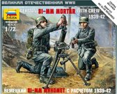 Zvezda - German 81-mm Mortar With Crew (Zve6111) - modelbouwsets, hobbybouwspeelgoed voor kinderen, modelverf en accessoires