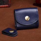 Datakabel Oplader Oortelefoon Draagbaar Ontvangstkoffer Pakket regelen (blauw)